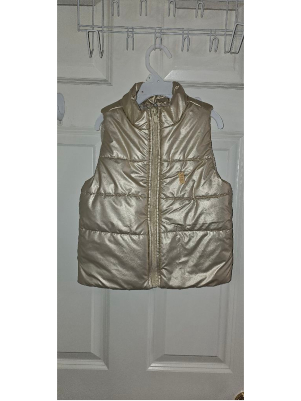 Girls' DKNY Gold full zip vest layering Puffer Vest 6X